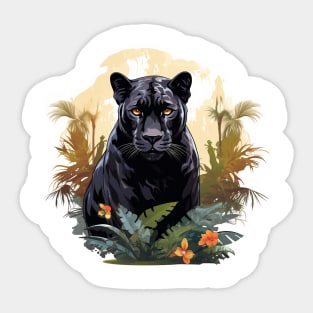 Jungle Panther Sticker